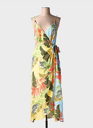 Rochie midi galben DESIGUAL femeie