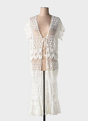 Vestă cu mâneci scurte alb MC LORENE femeie