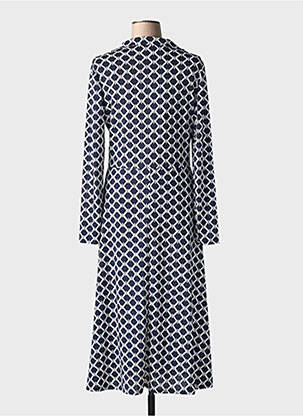 Rochie lungă mâneci lungi mâneci lungi albastru MORAGN femeie