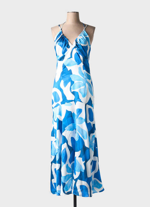 Rochie lungă albastru MORGAN femeie