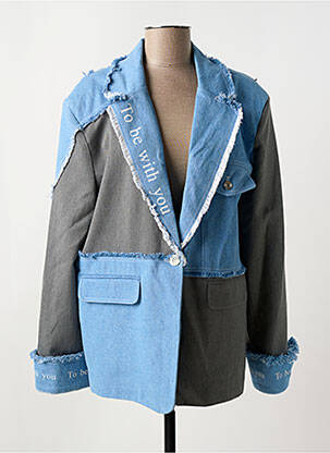 Sacou albastru MAXMILA femeie