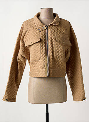 Geacă matlasată maro GOLDEN LIVE femeie