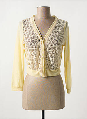 Vestă cu mâneci lungi bej CHOKLATE femeie