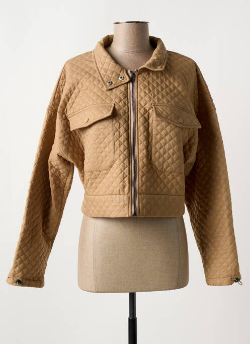 Geacă matlasată maro GOLDEN LIVE femeie