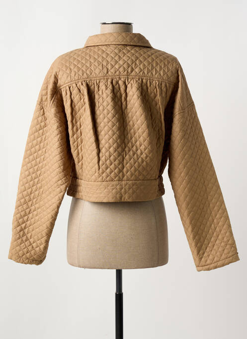 Geacă matlasată maro GOLDEN LIVE femeie