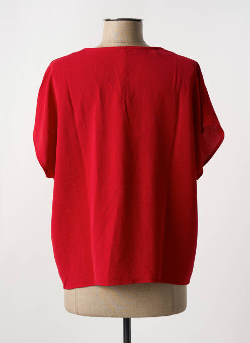 Top croială fluidă mâneci scurte roșu TIFFOSI femme