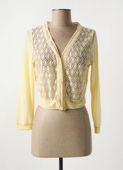 Vestă cu mâneci lungi bej CHOKLATE femeie