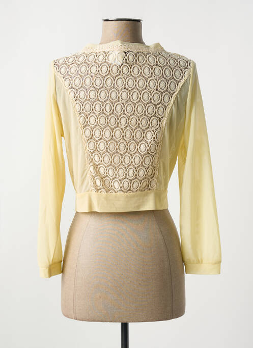 Vestă cu mâneci lungi bej CHOKLATE femeie