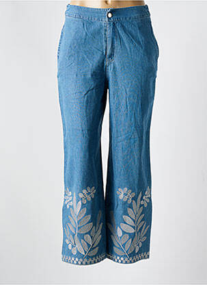 Blugi cu croială largă albastru GOLDEN LIVE femeie