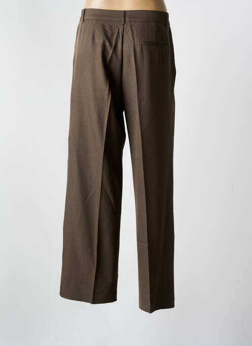 Pantalon larg maro GOLDEN LIVE femeie