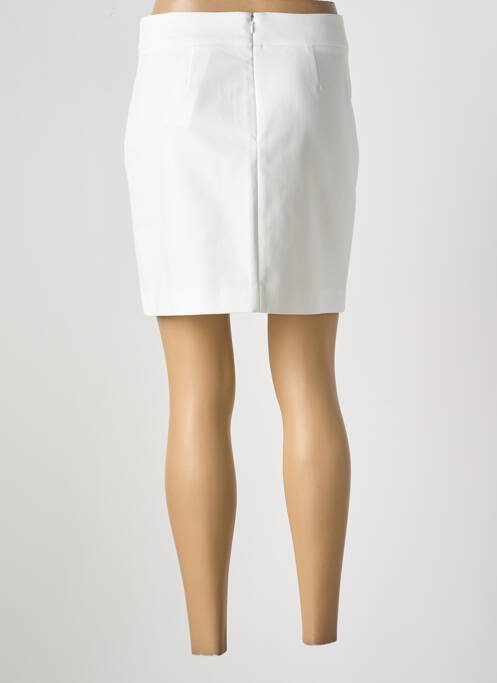Fustă scurtă alb MORGAN femeie