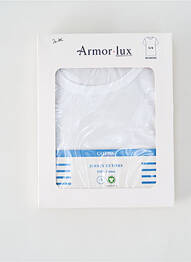 Tricou croială cambrată mâneci scurte alb ARMOR LUX homme