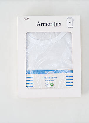 Tricou alb ARMOR LUX bărbat