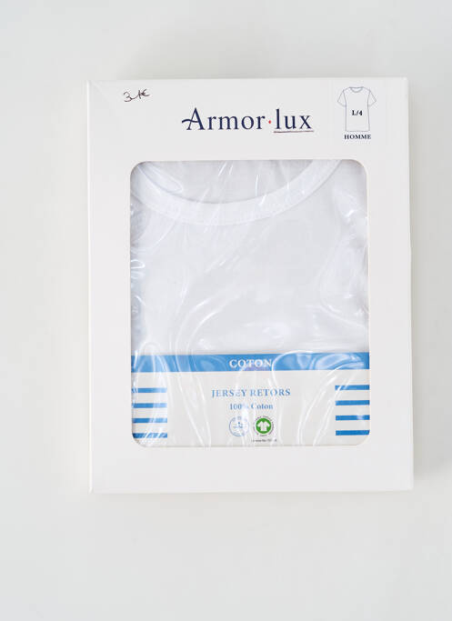 Tricou alb ARMOR LUX bărbat