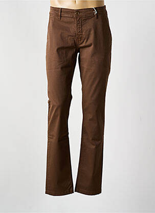 Pantalon chino țesătură poplin mărime normală maro LEE COOPER bărbat