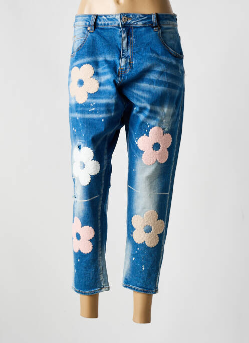 Blugi cu croială slim albastru CARLA GIANNINI femeie