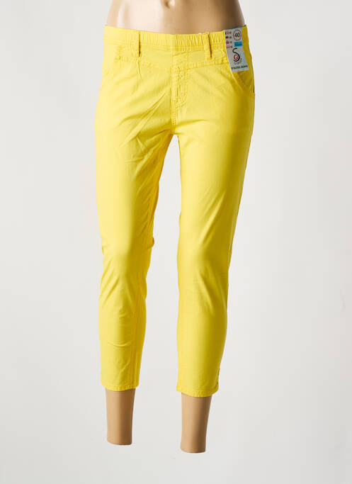 Pantalon trei sferturi galben S.QUISE femeie