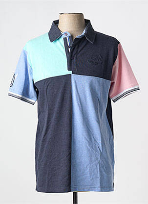 Polo albastru BLACK WELLIS bărbat