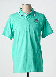 Polo croială dreaptă mâneci scurte verde BLACK WELLIS femme