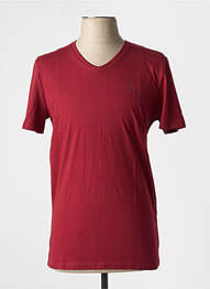 Tricou croială dreaptă mâneci scurte roșu LEE COOPER homme