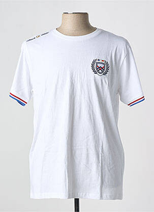 Tricou alb BLACK WELLIS bărbat