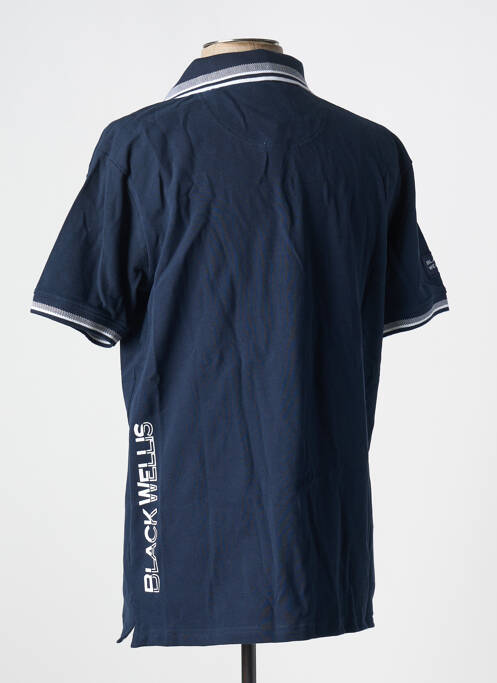 Polo albastru BLACK WELLIS bărbat