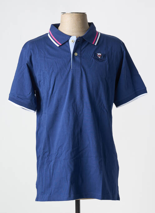 Polo albastru BLACK WELLIS bărbat