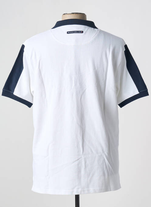Polo alb BLACK WELLIS bărbat