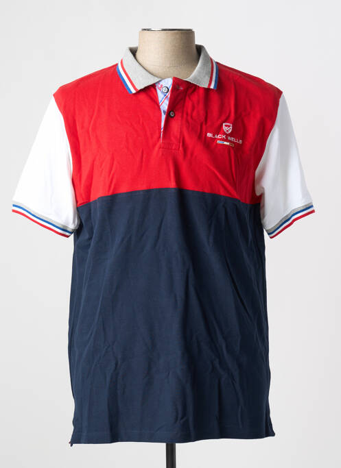 Polo albastru BLACK WELLIS bărbat