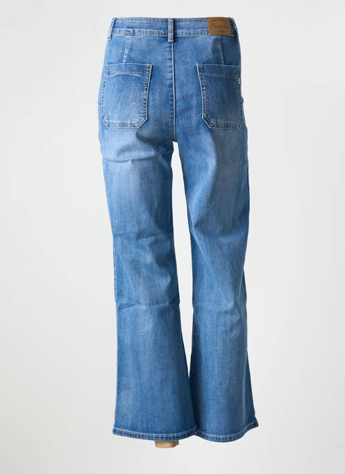 Blugi cu croială evazată albastru PLACE DU JOUR femeie