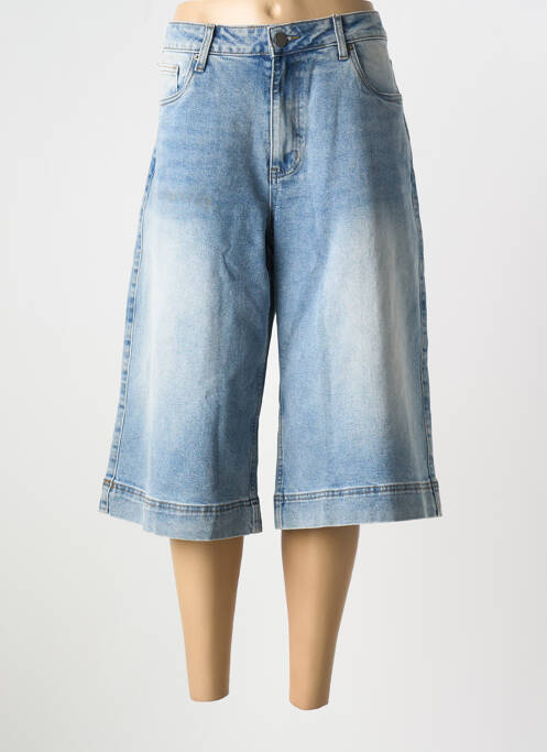 Pantalon trei sferturi albastru TOXIK3 femeie