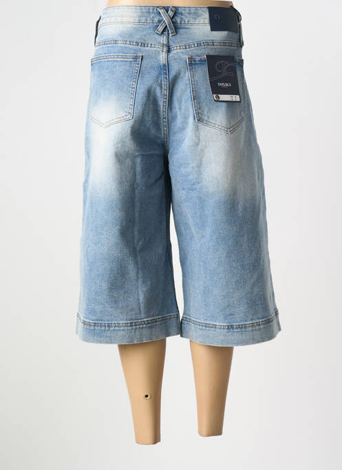 Pantalon trei sferturi albastru TOXIK3 femeie