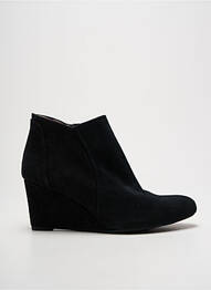Botine/ghete vârf rotund toc de 7 la 9 cm negru UNISA femme