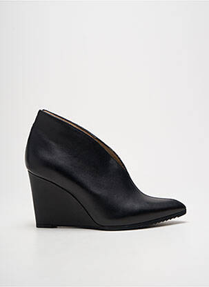 Botine/ghete material neted toc de 7 la 9 cm negru UNISA femeie