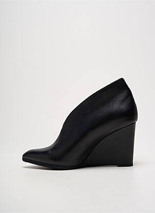 Botine/ghete material neted toc de 7 la 9 cm negru UNISA femeie