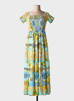 Rochie lungă albastru ANTICA SARTORIA femeie