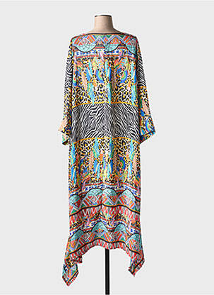 Rochie lungă croială fluidă mâneci 3/4 negru ANTICA SARTORIA femeie