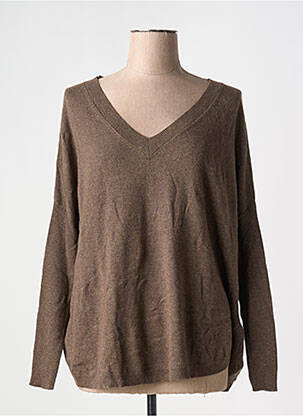 Pulover maro LAUREN VIDAL femeie