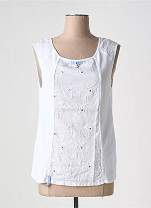 Top alb ELISA CAVALETTI femeie