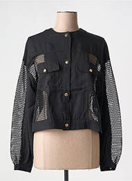 Jachete casual guler rotund negru LOLA CASADEMUNT femeie