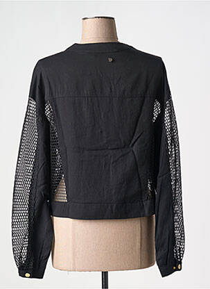 Jachete casual guler rotund negru LOLA CASADEMUNT femeie