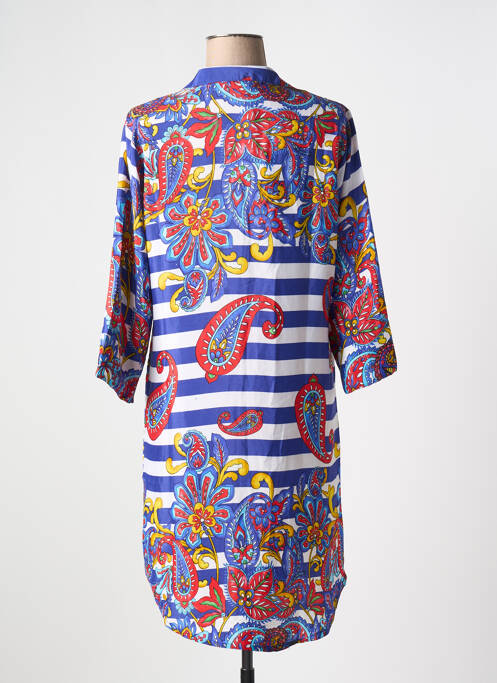 Rochie scurtă albastru ANTICA SARTORIA femeie