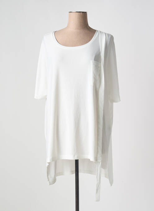 Tunică mâneci scurte alb CREA CONCEPT femeie