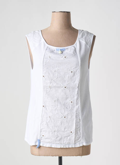 Top alb ELISA CAVALETTI femeie