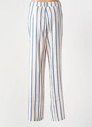 Pantalon slim talie înaltă talie înaltă albastru ANDAM femeie