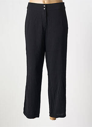 Pantalon 7/8 talie cu cleme mărime normală negru DANIELA DALLAVALLE femeie