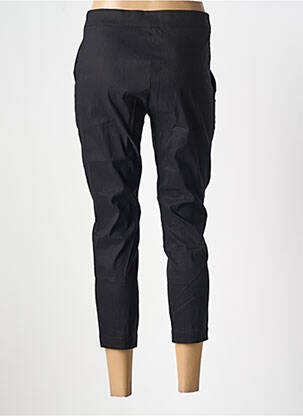 Pantalon 7/8 țesătură poplin mărime normală negru CREA CONCEPT femeie