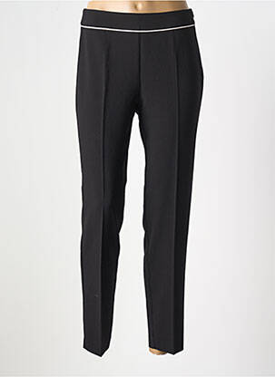 Pantalon slim talie înaltă talie înaltă negru ANDAMIO femeie