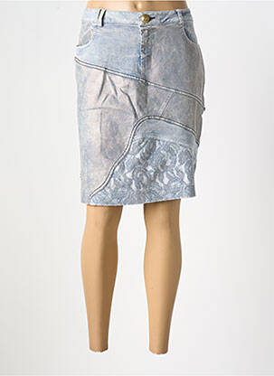 Fustă midi albastru ELISA CAVALETTI femeie