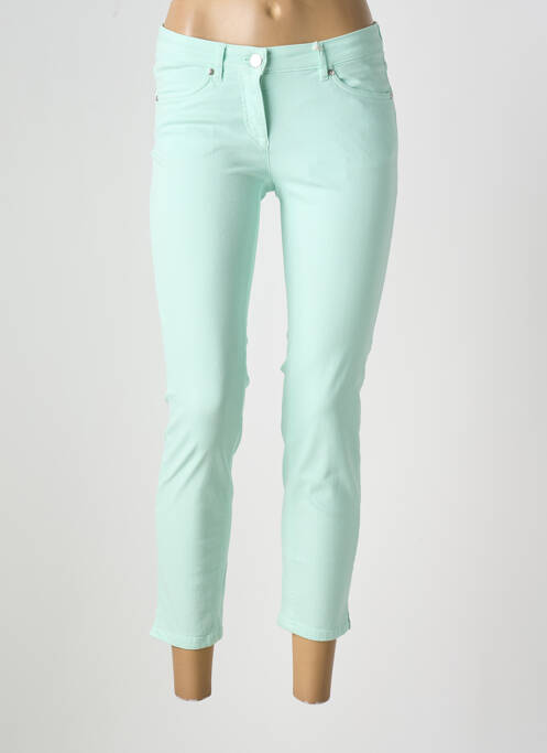 Blugi cu croială slim verde TONI femeie